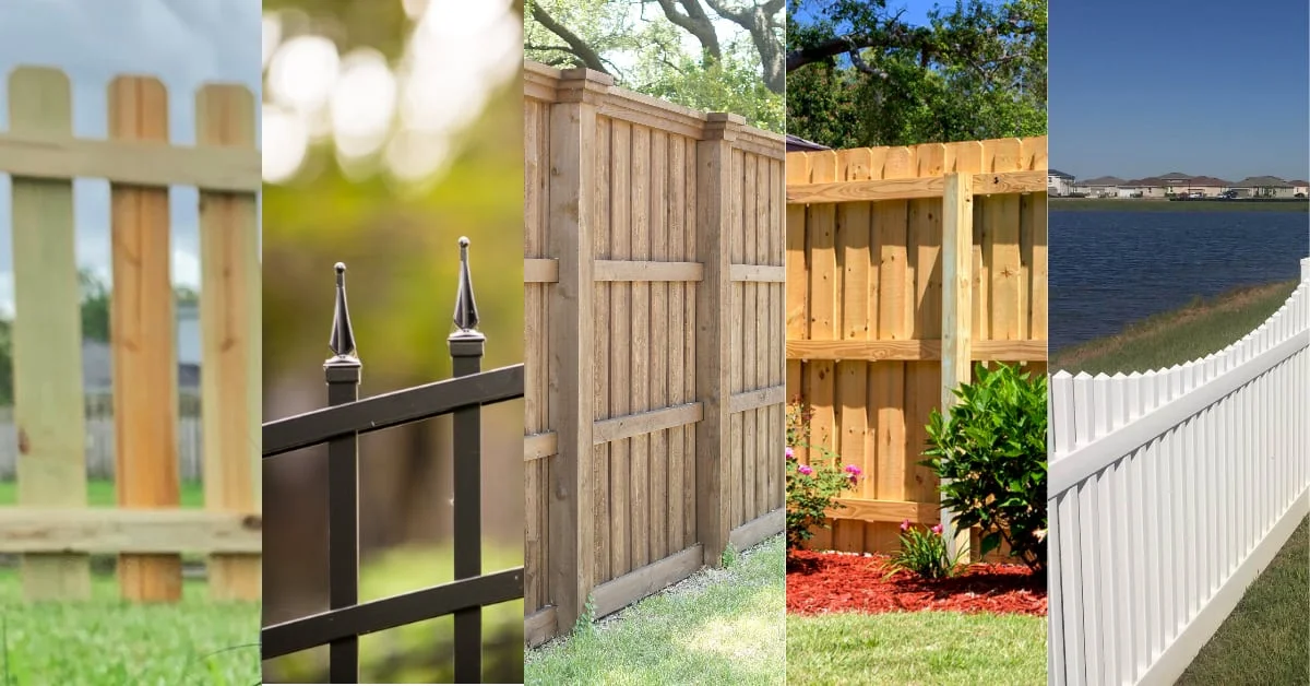 wooden fence styles