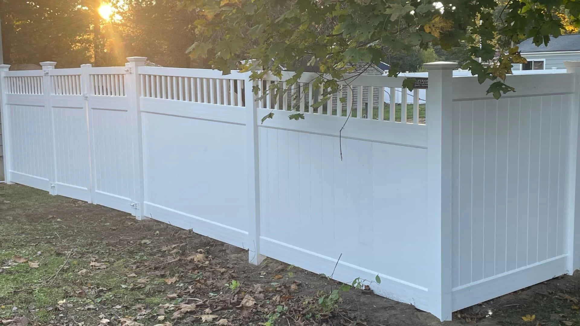 vinyl fence styles